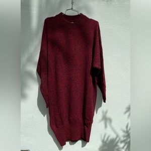 Vintage United Colors of Benetton Shetland wool small oversized sweater dress